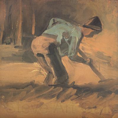 Vincent Van Gogh Man Digging (nn04) Norge oil painting art